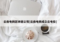 云南电网区块链公司[云南电网成立云电投]